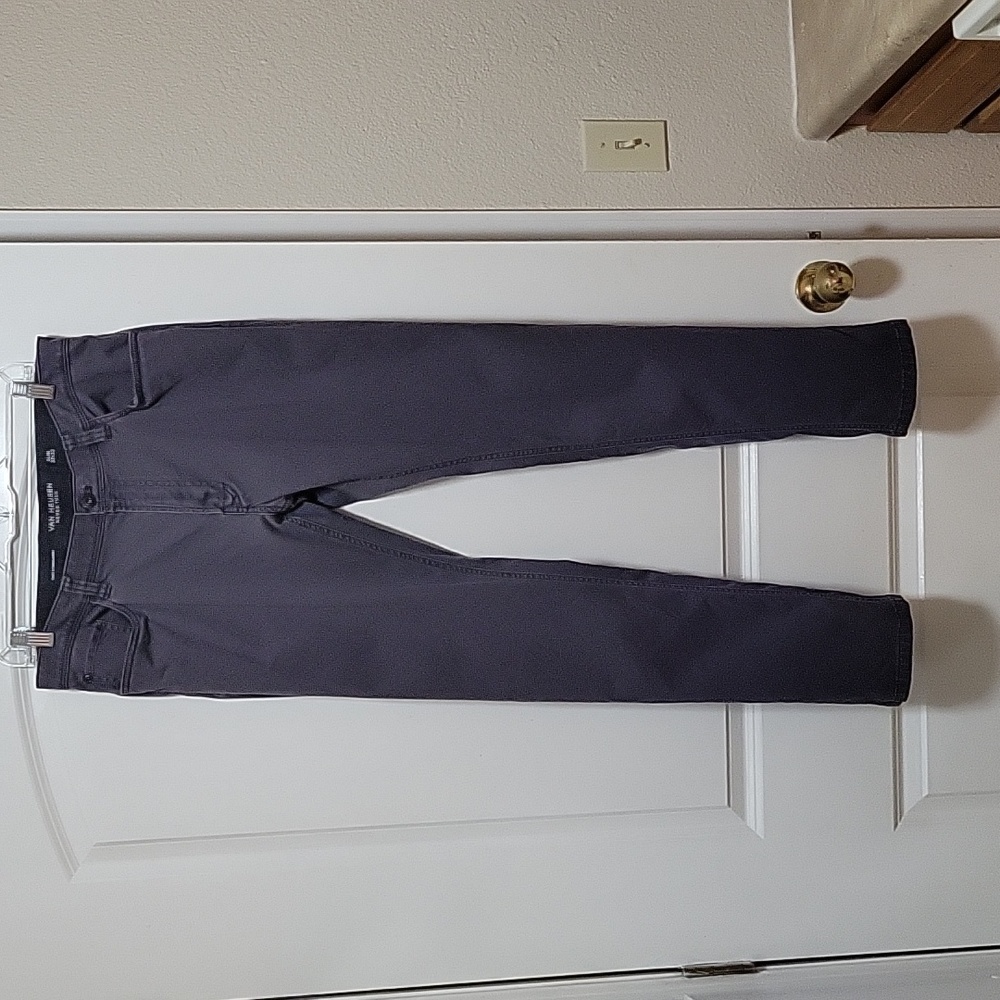 Van Heusen 32X32 slim gray pants.